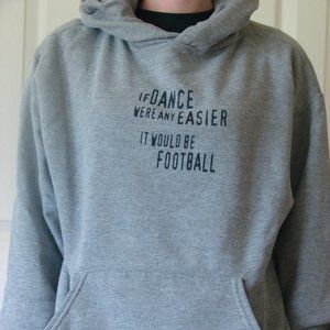 Jerzees Grey Dance Hoodie, Size Medium, Excellent Condition